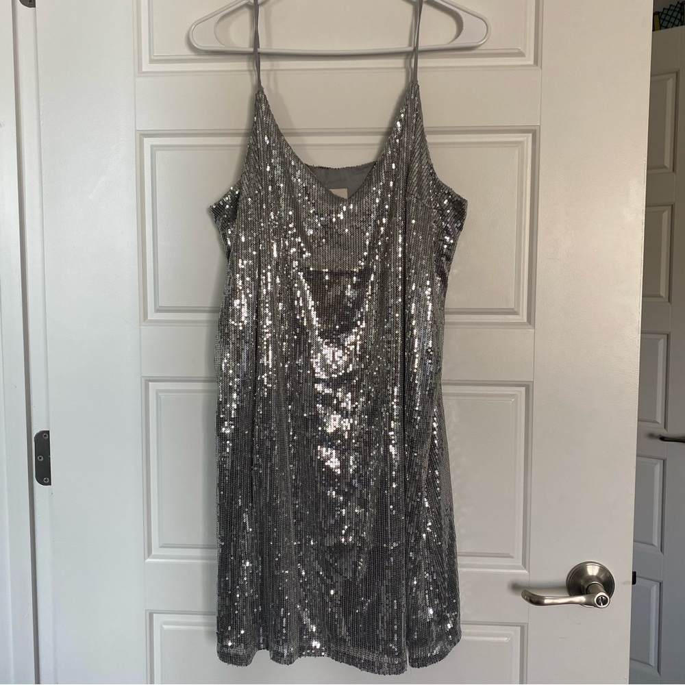 Sequin Slip Dress